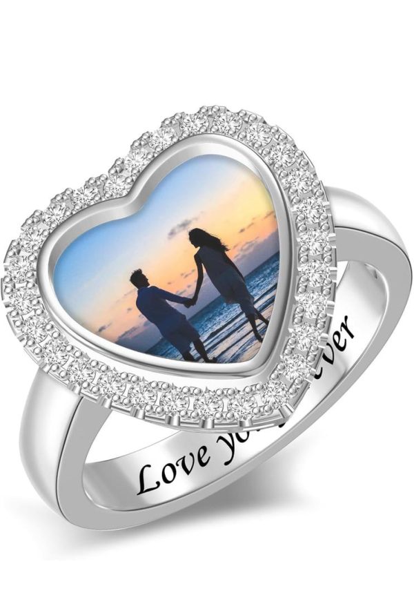 personalized photo rings